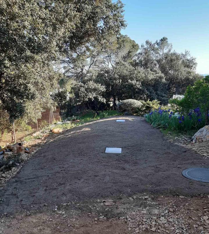 Réalisation chemin d'accès Orange