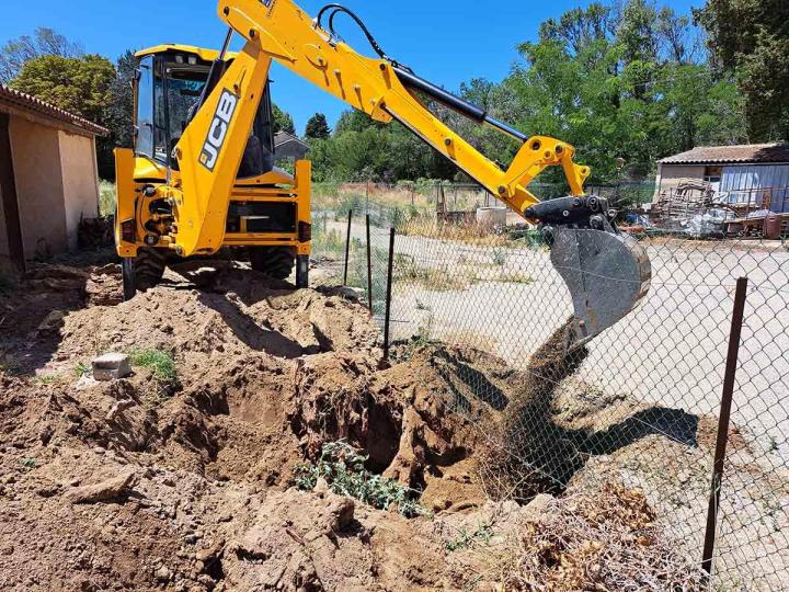 Aménagement de chemin d'accès Orange