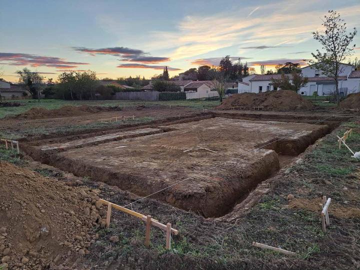 Terrassement piscine Orange