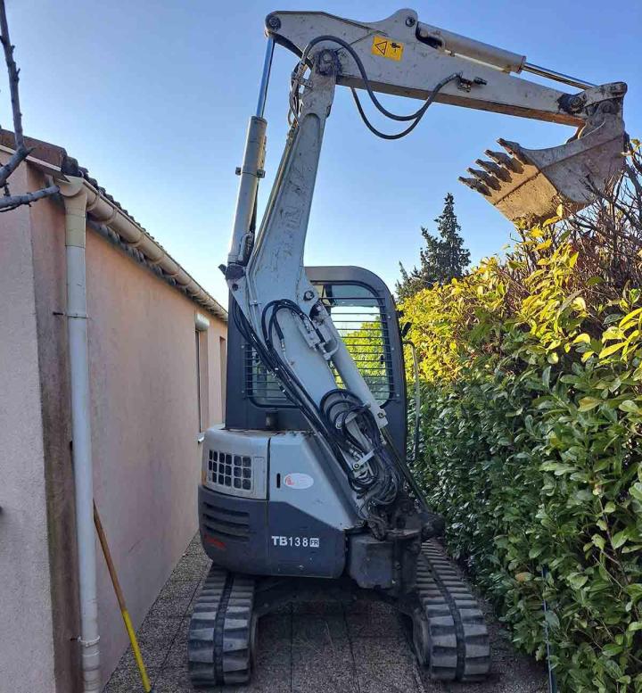 Réalisation chemin d'accès Orange