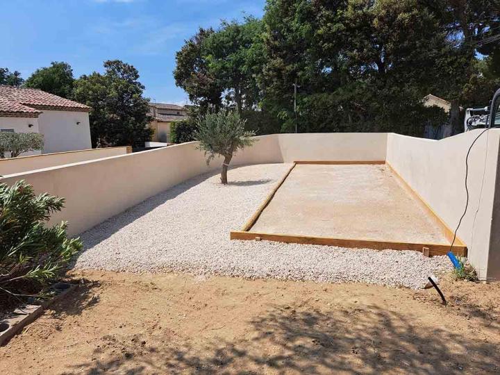 Terrassement piscine Orange