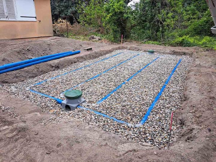 Travaux d'assainissement Orange