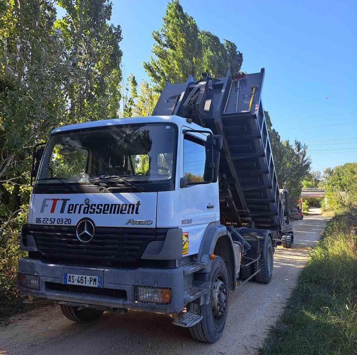 Assainissement de terrain Orange