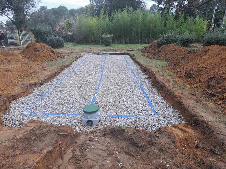 Terrassement piscine Orange